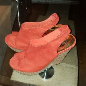 Beautiful Carlos Santana heel wedges